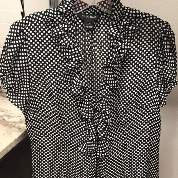 White House Black Market Tops - White House Black Market Short Sleeve Shirt